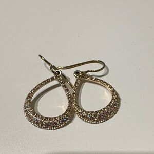 Elegant Gold Teardrop Earrings